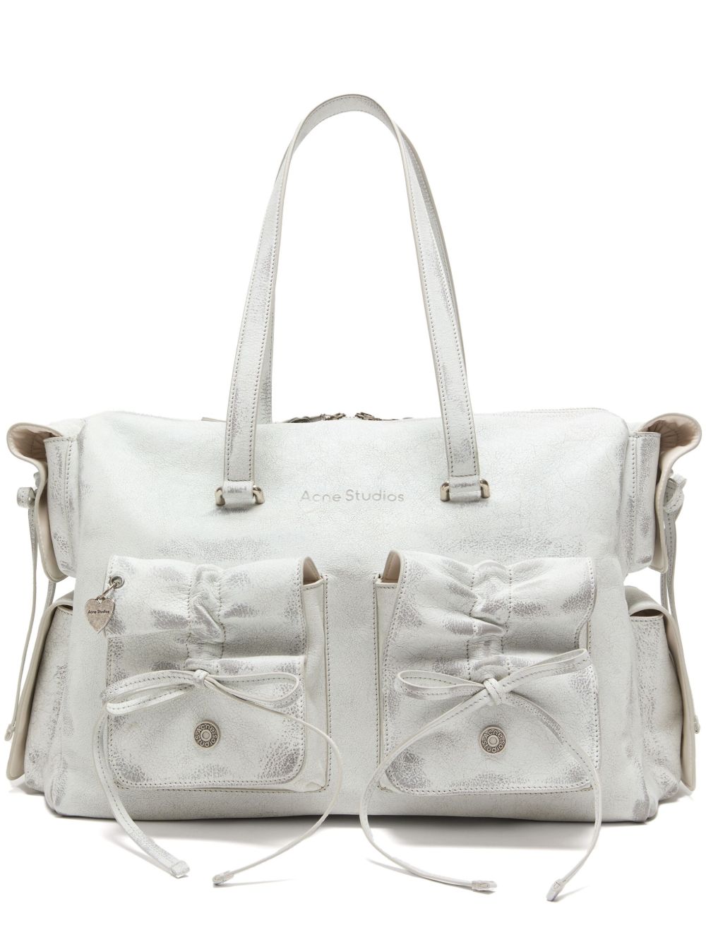 Acne Studios Multipocket 托特包 - 白色