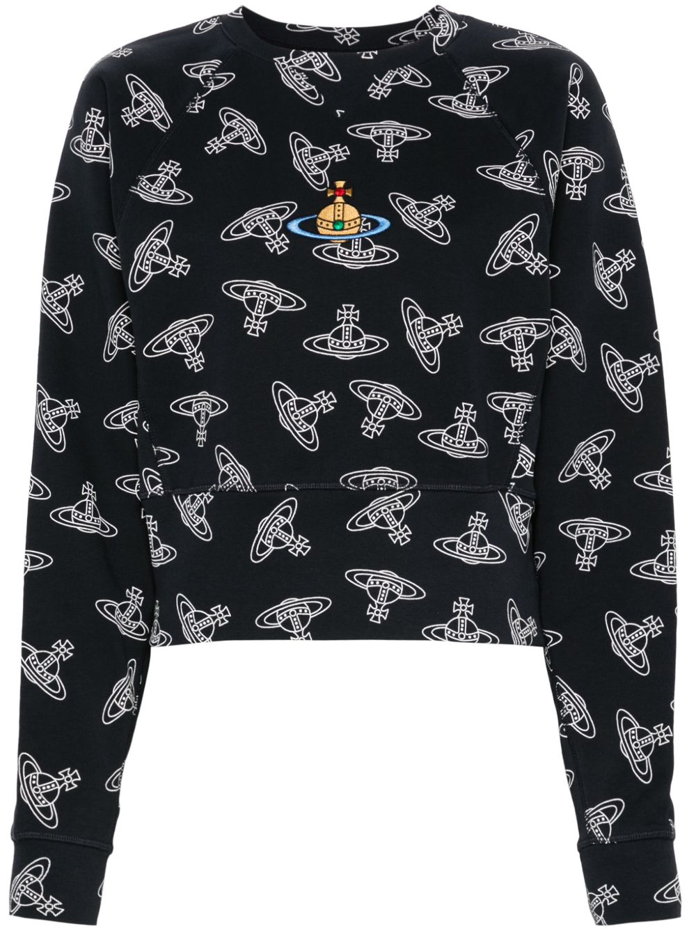 Vivienne Westwood 土星印花卫衣 - 蓝色