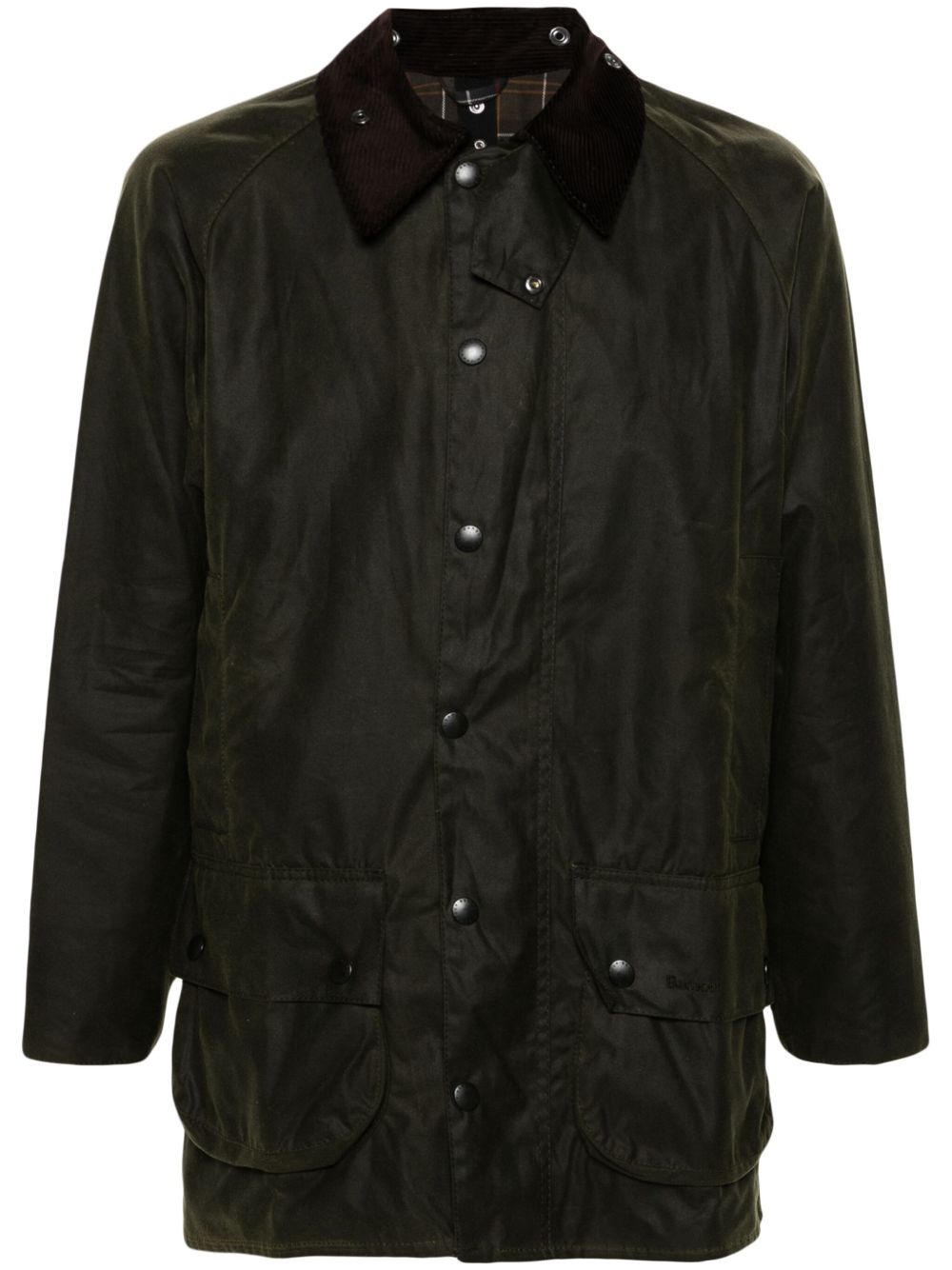 Barbour Beaufort 摁扣夹克 - 绿色