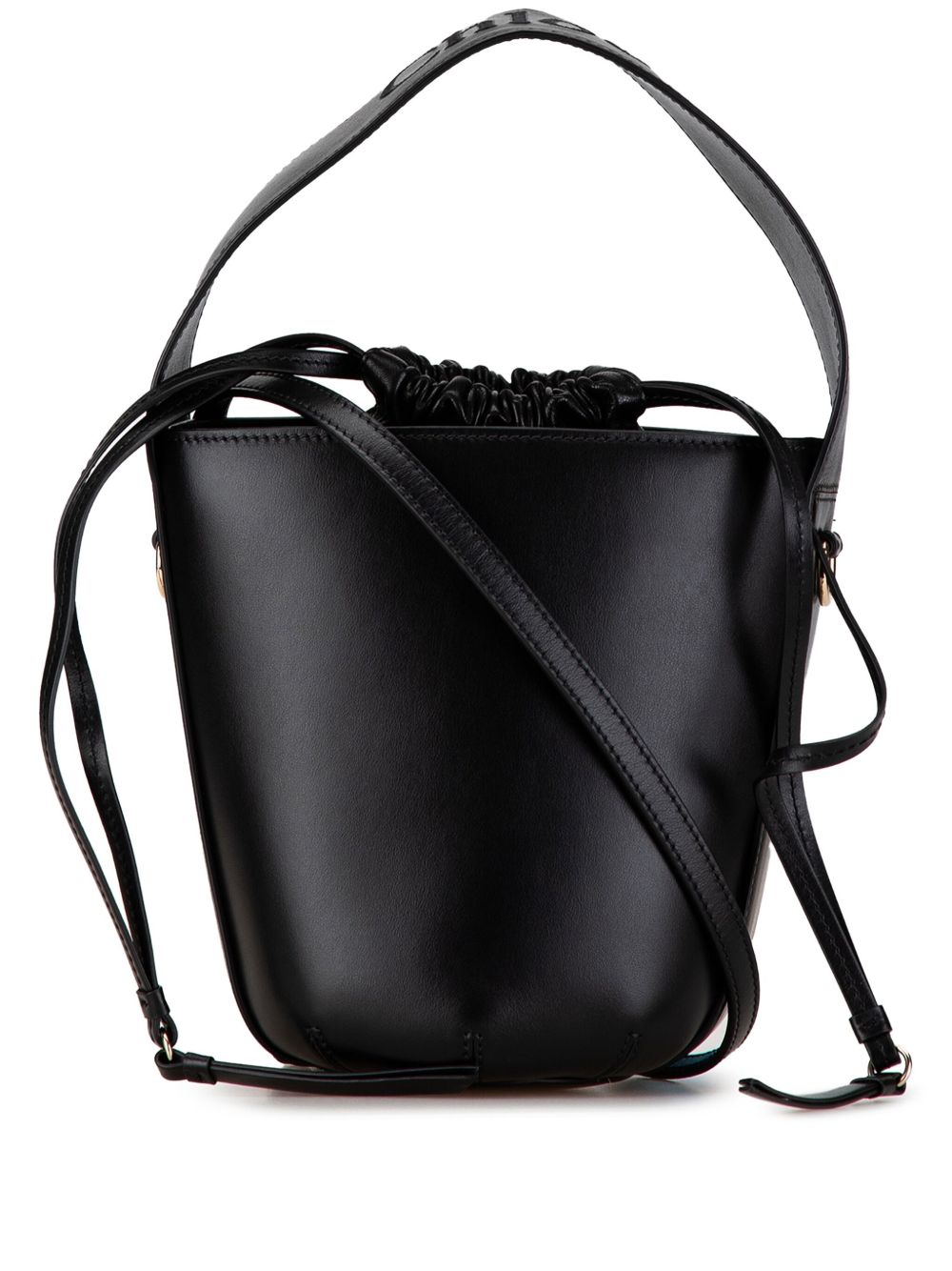 Chloé Pre-Owned Sense 小牛皮水桶包（2010-2023年典藏款） - 黑色