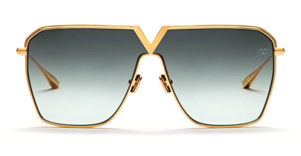 Valentino Eyewear V-goldshield 18K金太阳镜