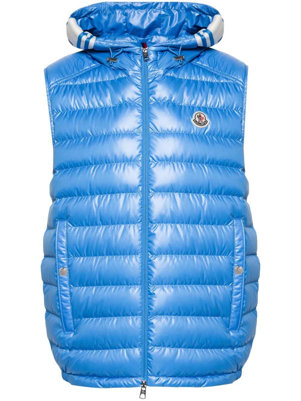 Moncler Clai 填充马甲 - 蓝色