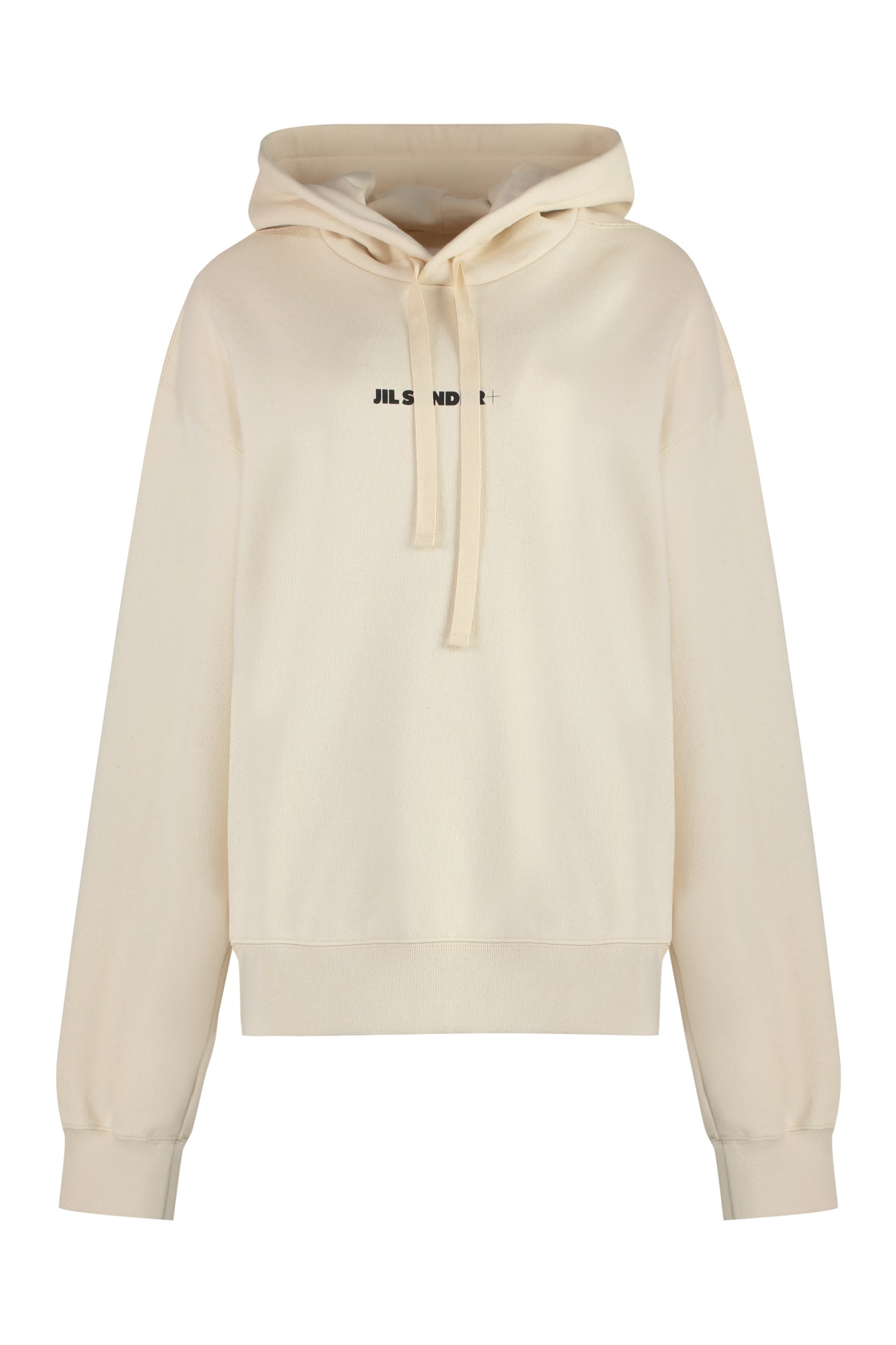 Jil Sander Logo棉质连帽衫