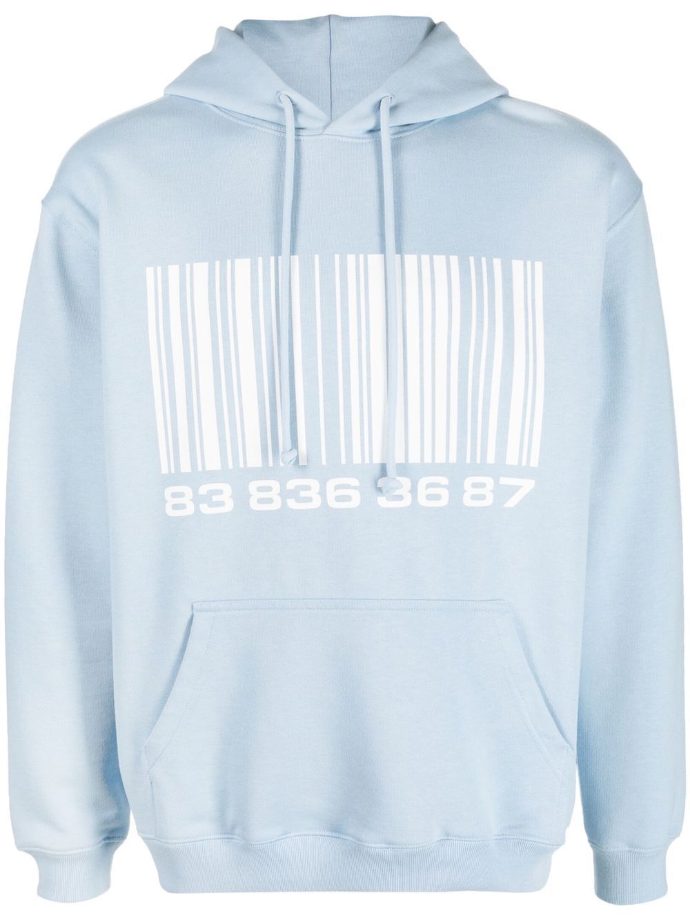 VTMNTS Big Barcode 连帽衫 - 蓝色