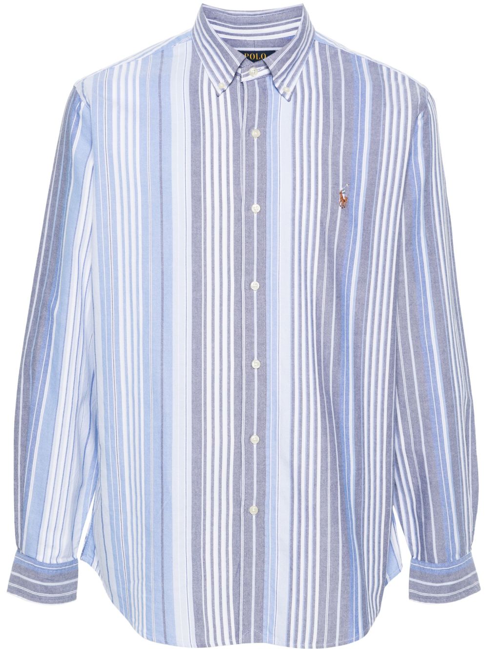 Polo Ralph Lauren 条纹棉衬衫 - 蓝色