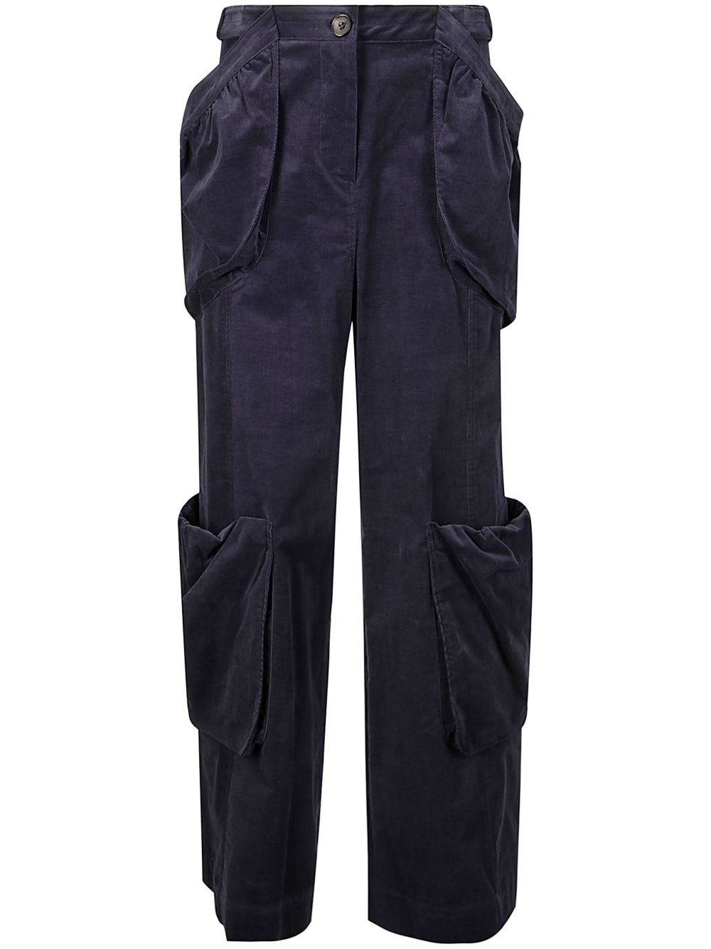 Low Classic Corduroy Bubble 工装裤 - 蓝色