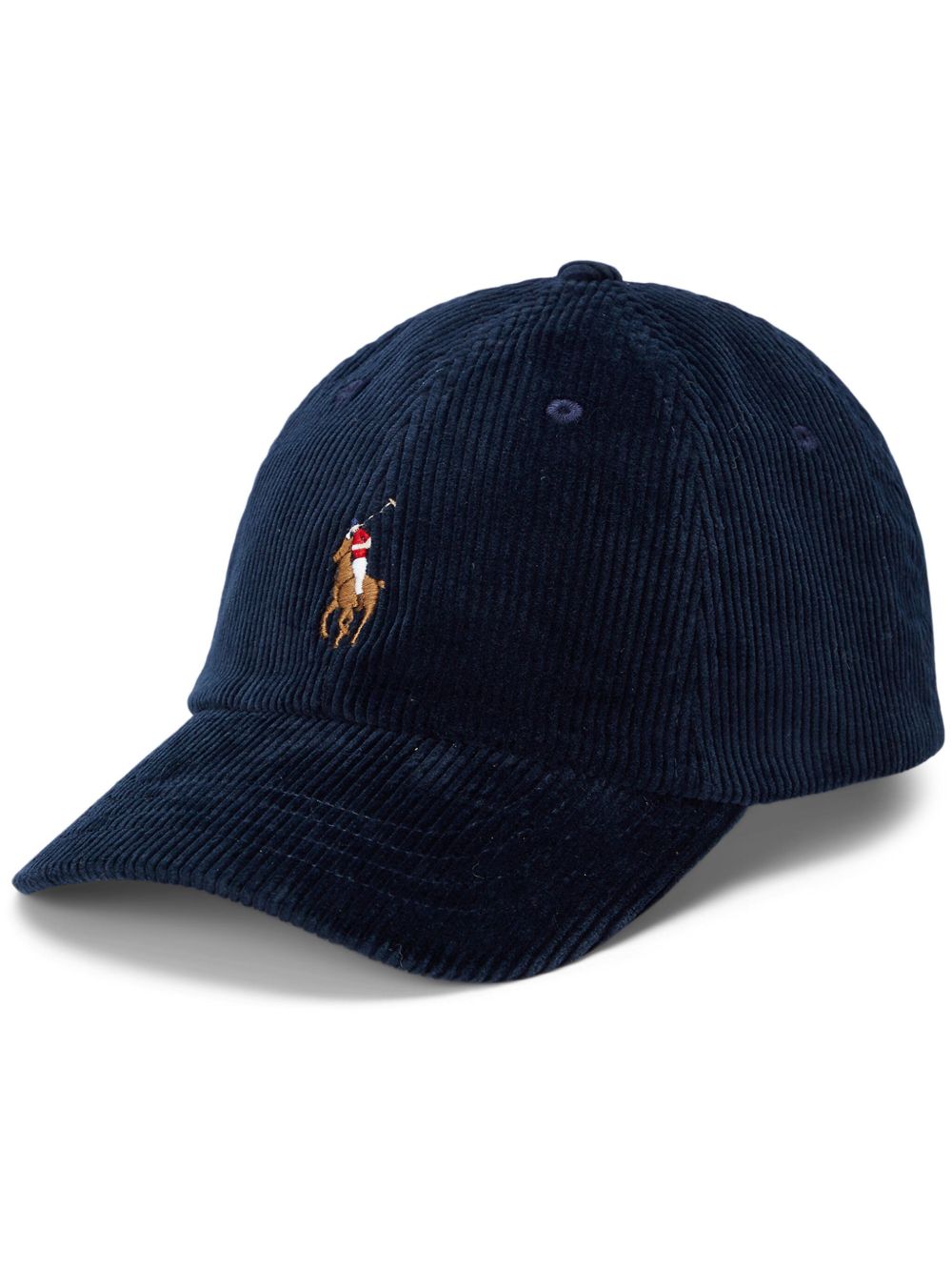 Polo Ralph Lauren 灯芯绒棒球帽 - 蓝色
