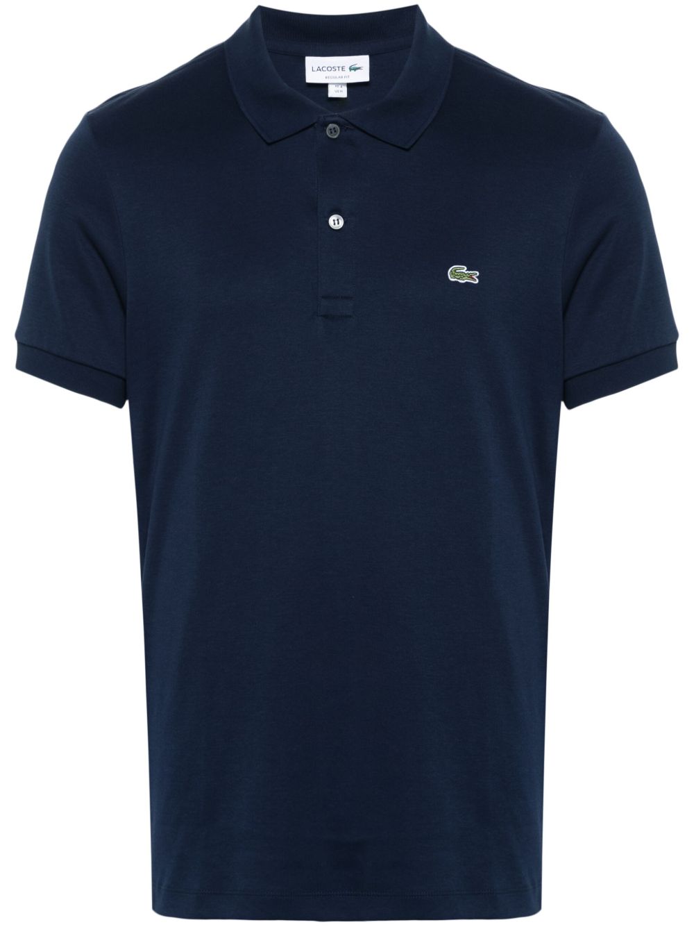 Lacoste 标贴棉polo衫 - 蓝色