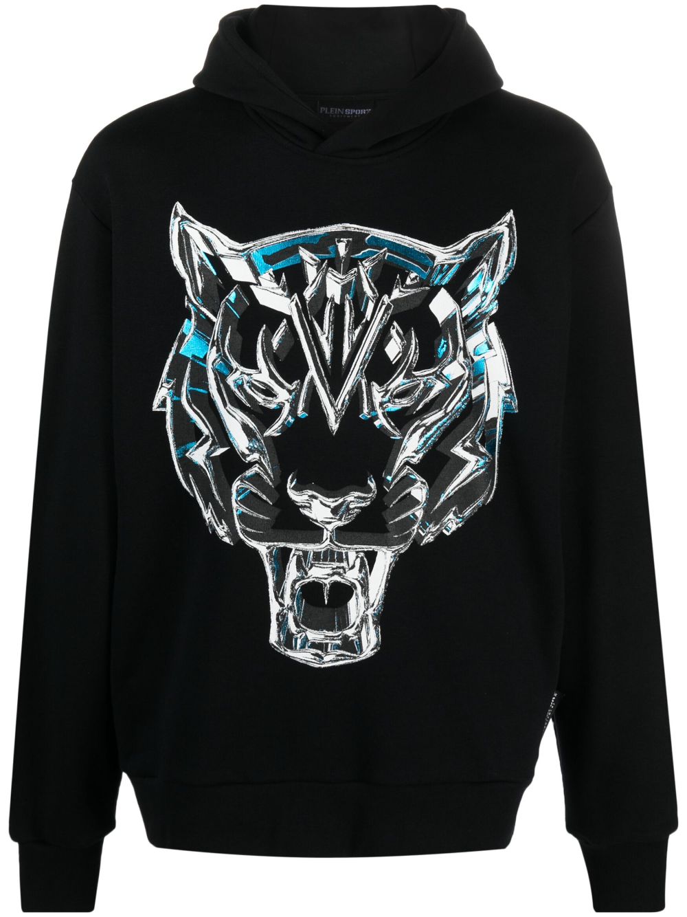 Plein Sport Chrome Tiger 棉卫衣 - 黑色