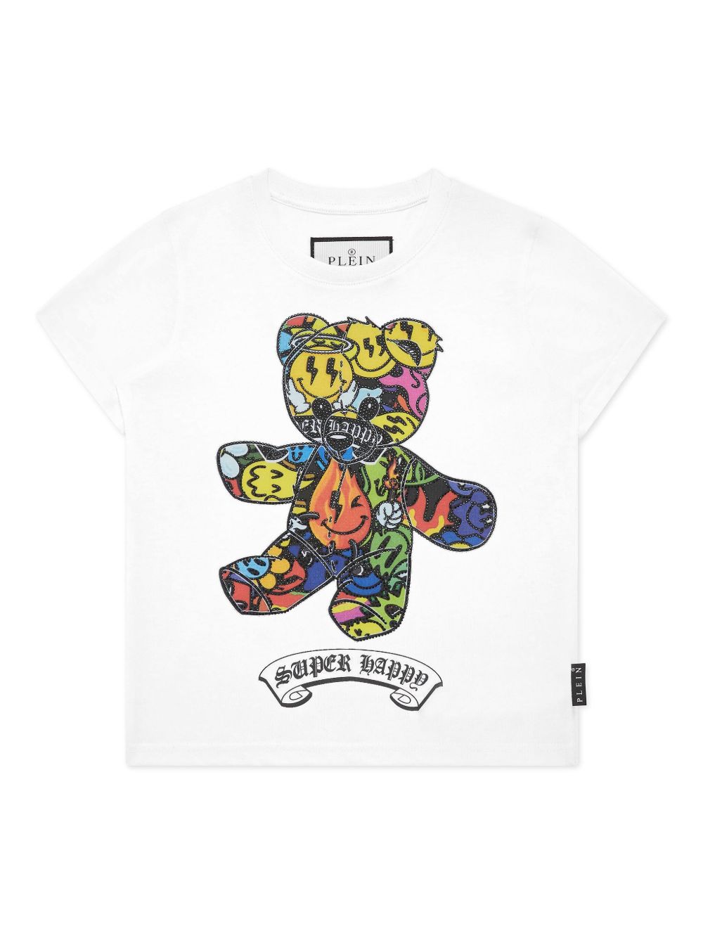 Philipp Plein Junior Teddy Bear T恤 - 白色