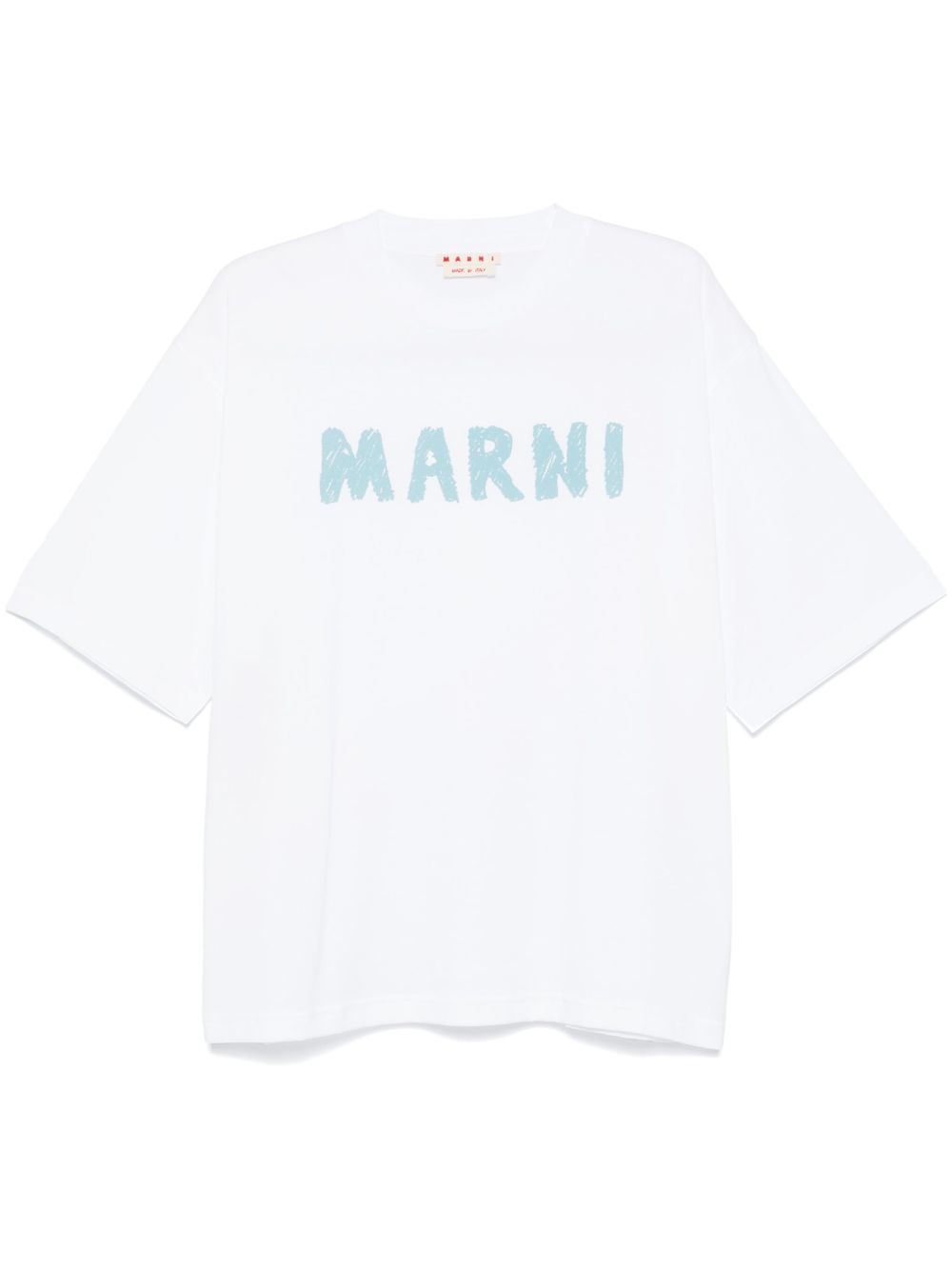 Marni logo印花T恤 - 白色