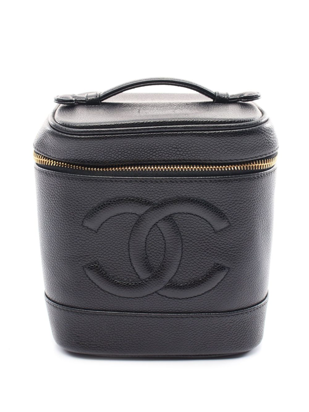 CHANEL Pre-Owned Coco 化妆包（2003-2004年典藏款） - 黑色