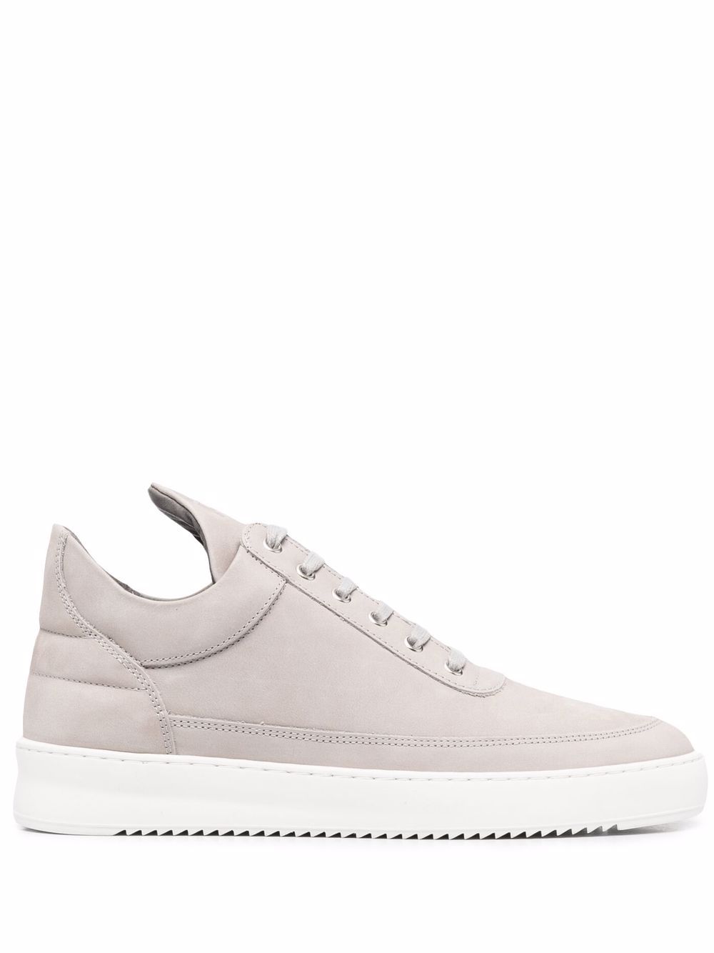 Filling Pieces 皮质高帮运动鞋 - 灰色