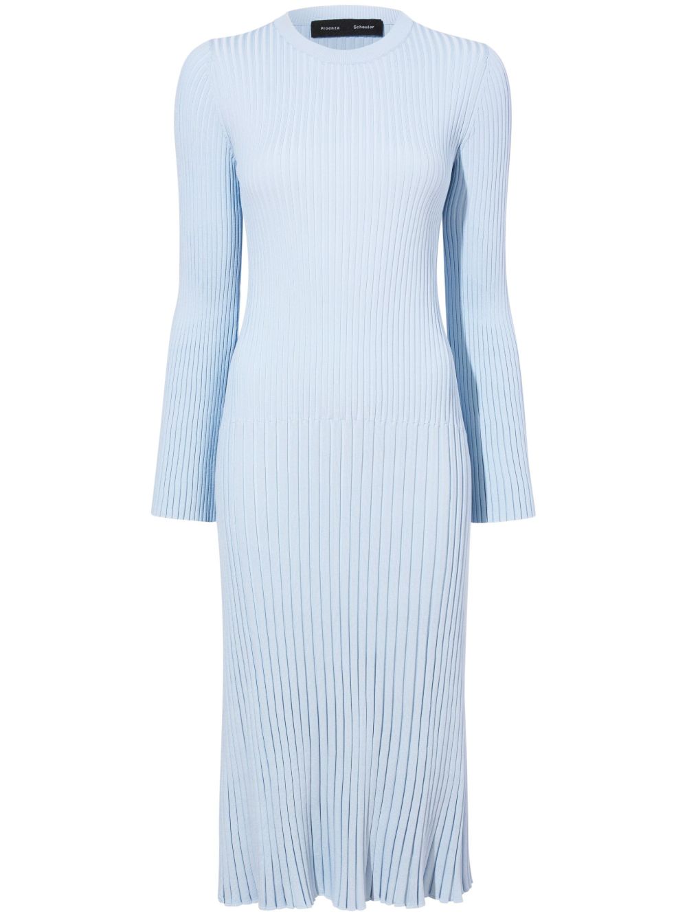 Proenza Schouler Kenna 中长连衣裙 - 蓝色