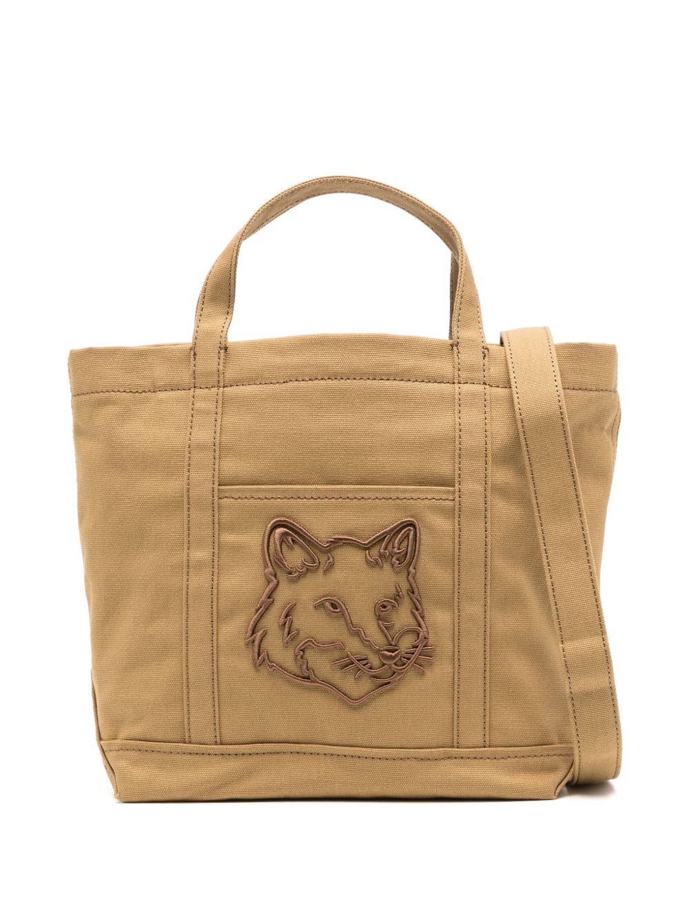 Maison Kitsuné Fox Head 小号手提包 - 中性色