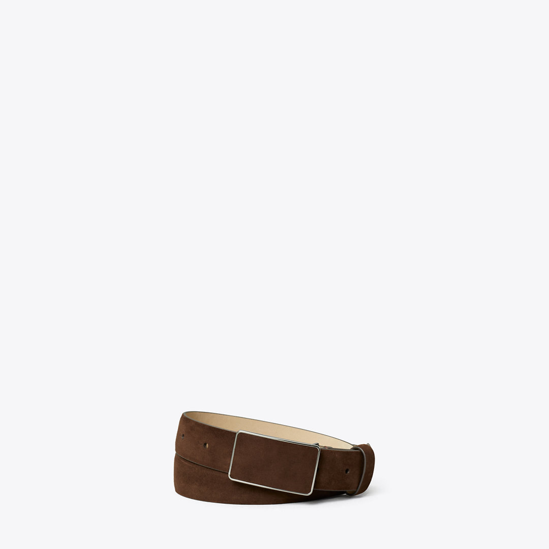 Tory Burch Suede Plate Belt