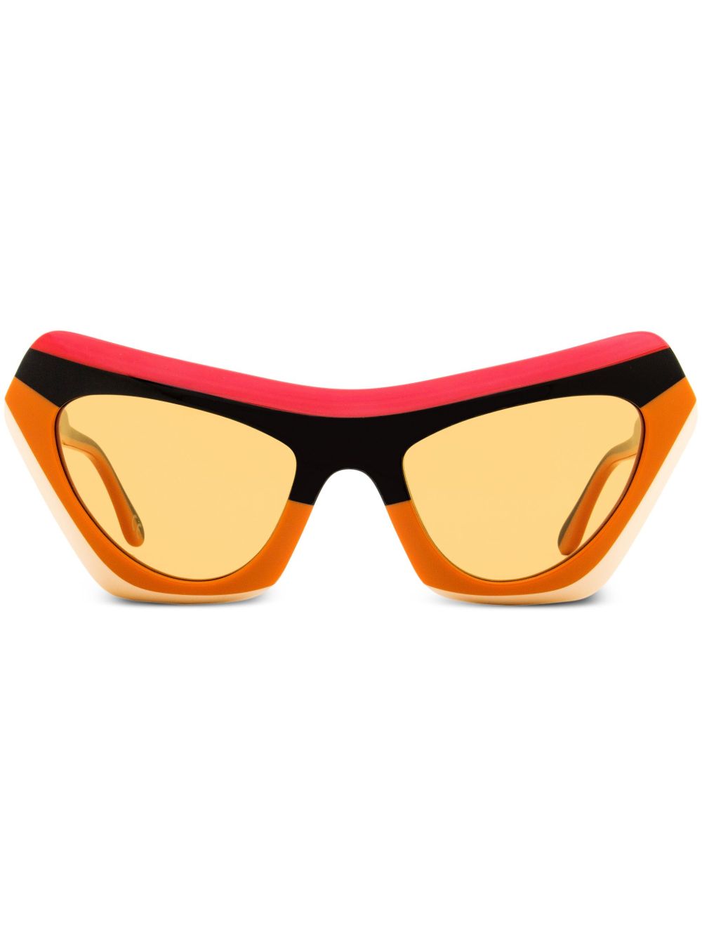 Marni Eyewear Devil's Pool 猫眼框太阳眼镜 - 橘色