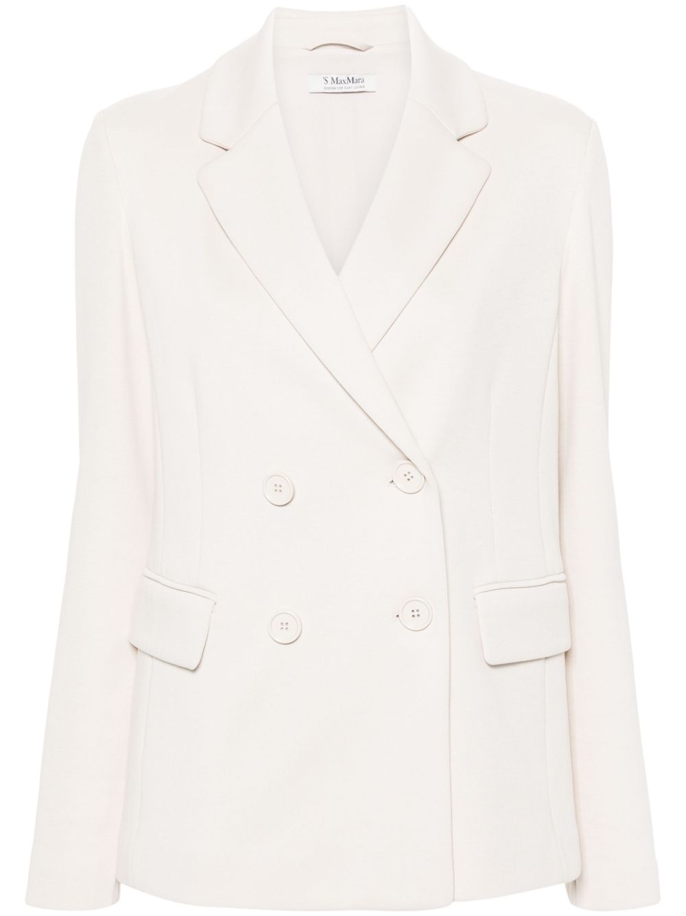 'S Max Mara Scrigno 双排扣西装夹克 - 中性色