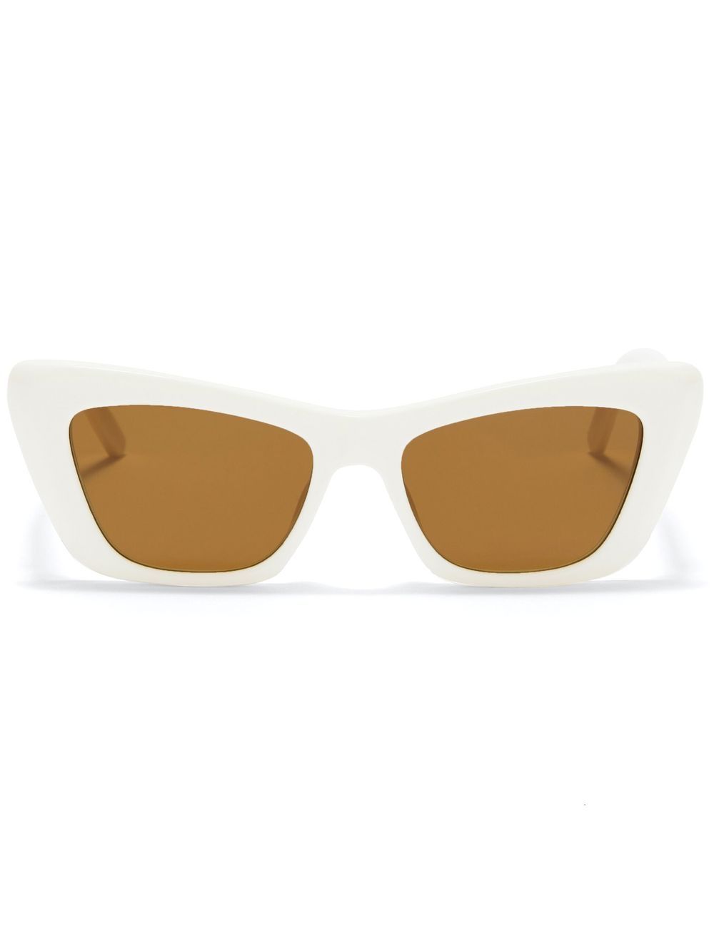Palm Angels Eyewear Hermosa 长方形镜框太阳眼镜 - 白色