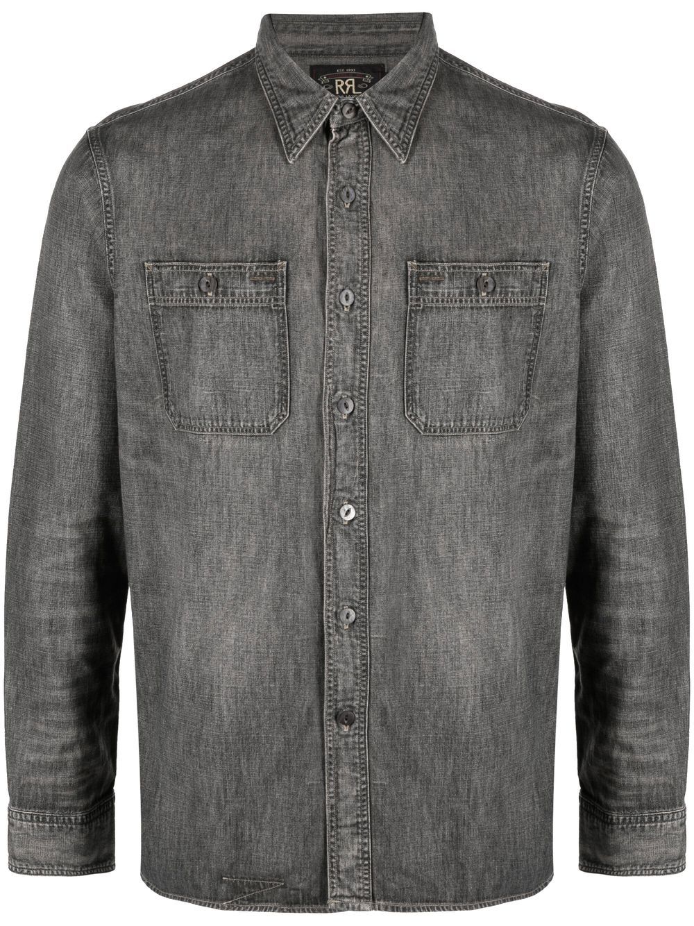 Ralph Lauren RRL Harvest 长袖棉衬衫 - 白色