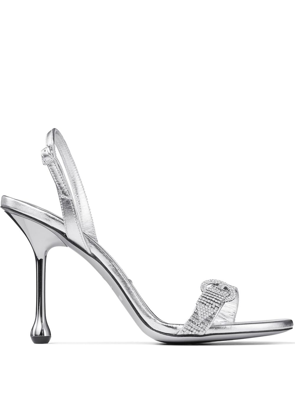 Jimmy Choo Tabatha 高跟凉鞋（9.5厘米） - 银色
