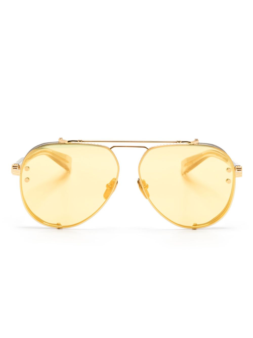 Balmain Eyewear Captaine 飞行员太阳眼镜 - 金色
