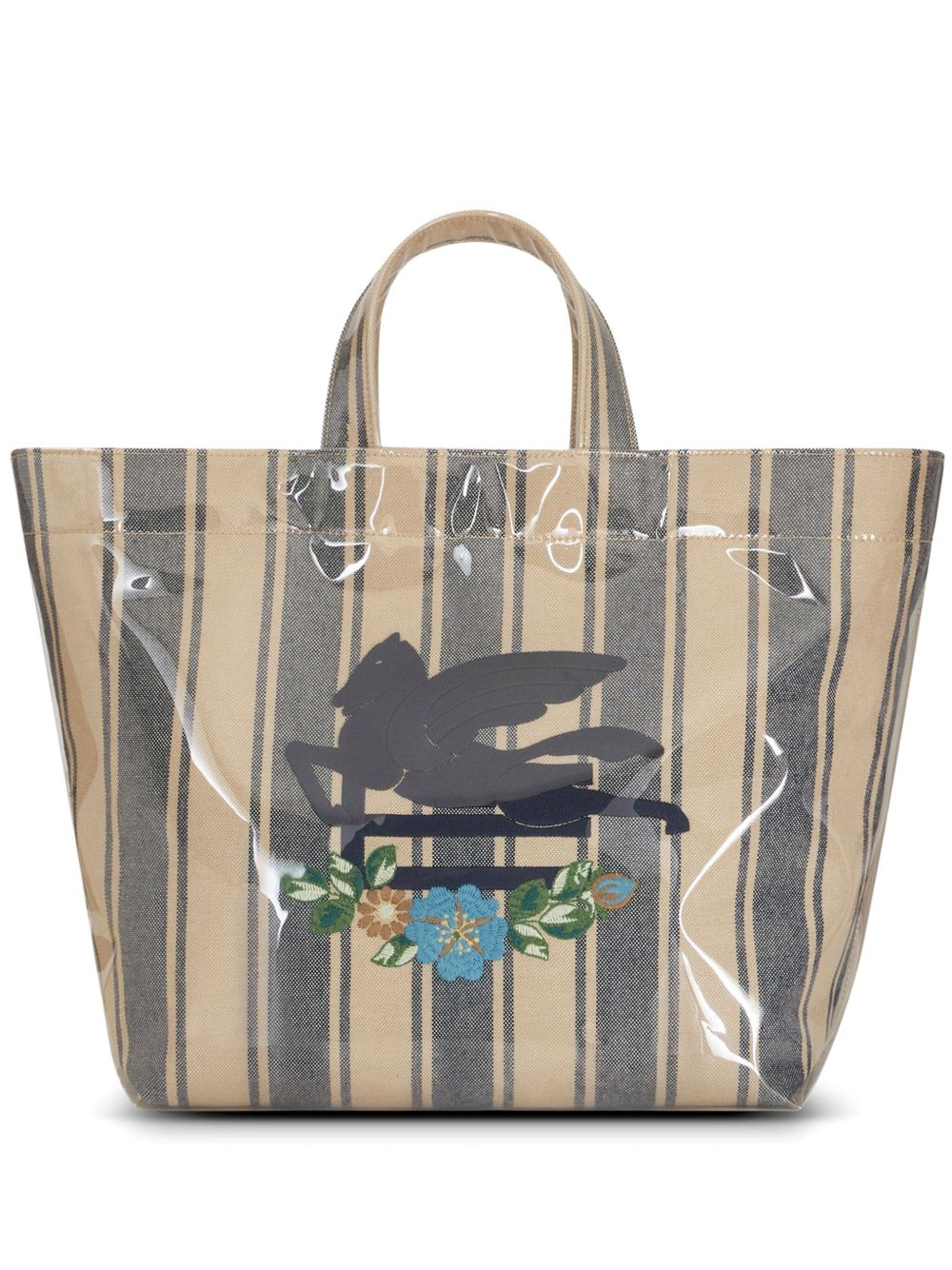 ETRO logo贴花托特包 - 中性色