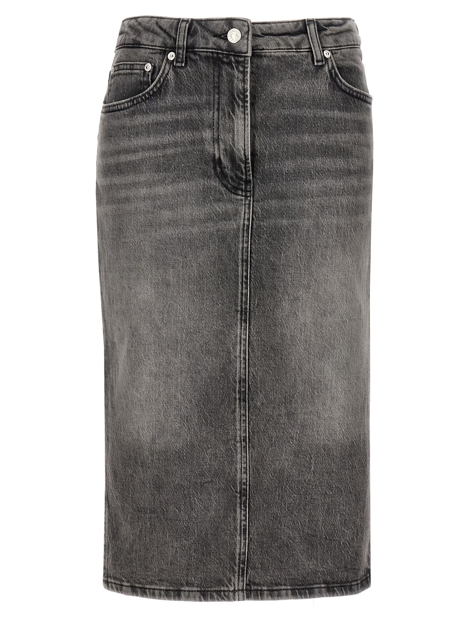 M05CH1N0 Jeans Denim Skirt