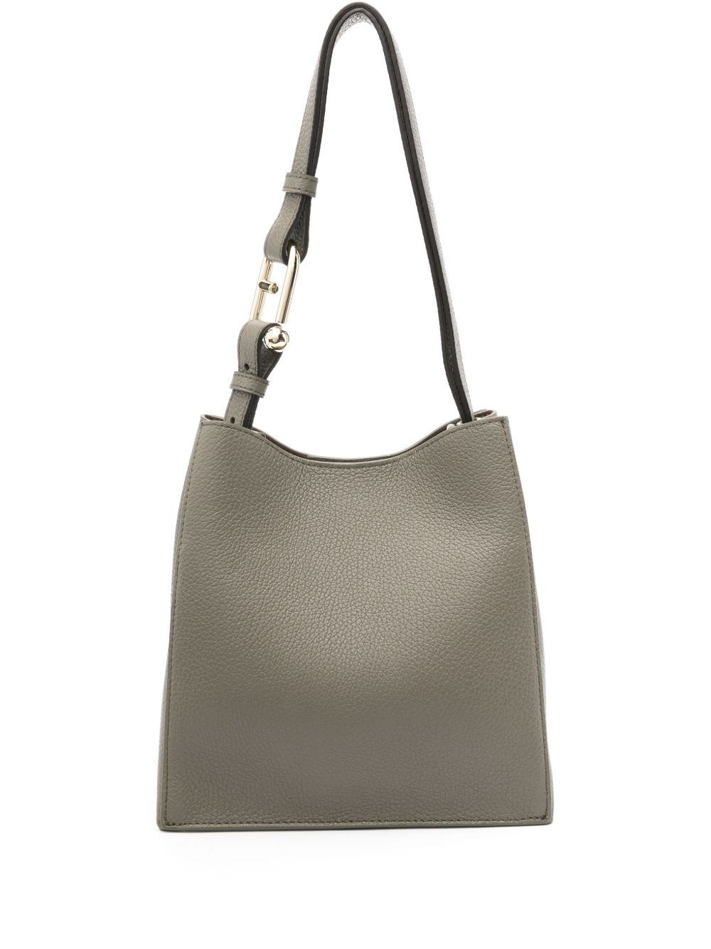 Furla Nuvola 迷你皮质水桶包 - 灰色
