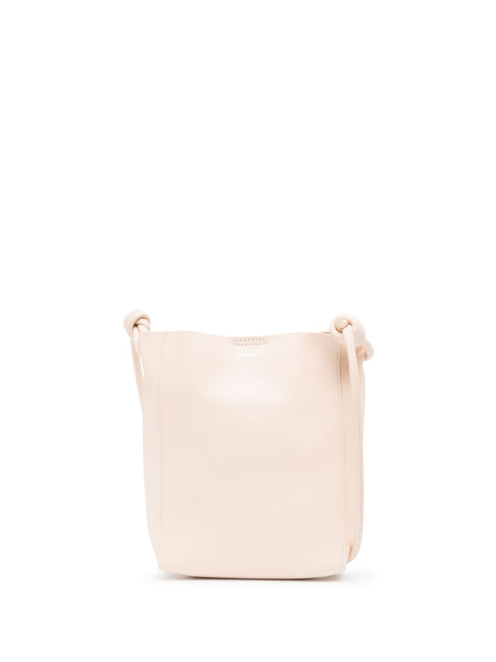 Jil Sander 皮质斜挎包 - 中性色