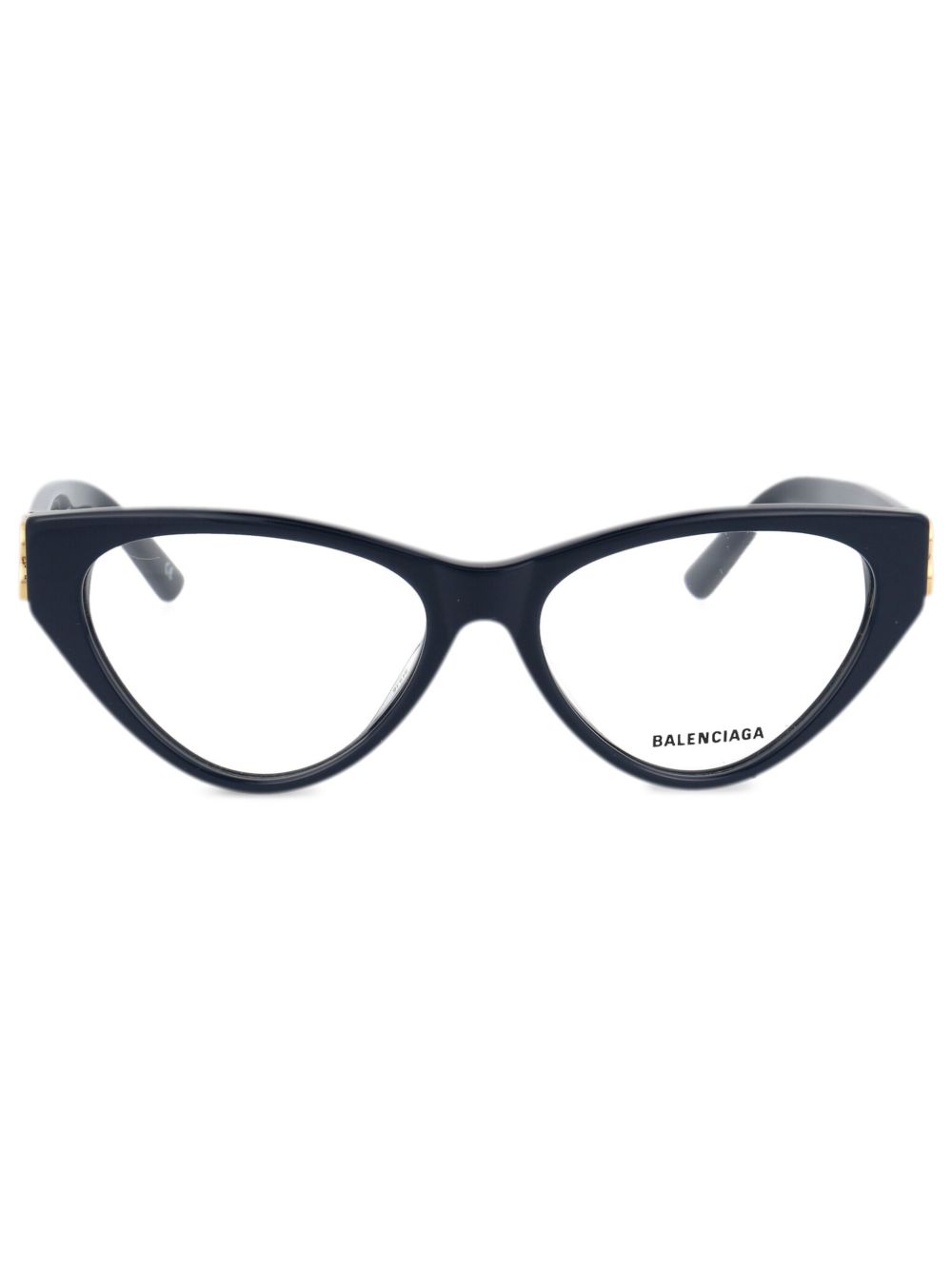 Balenciaga Eyewear 巴黎世家 Double B logo猫眼框眼镜 - 蓝色