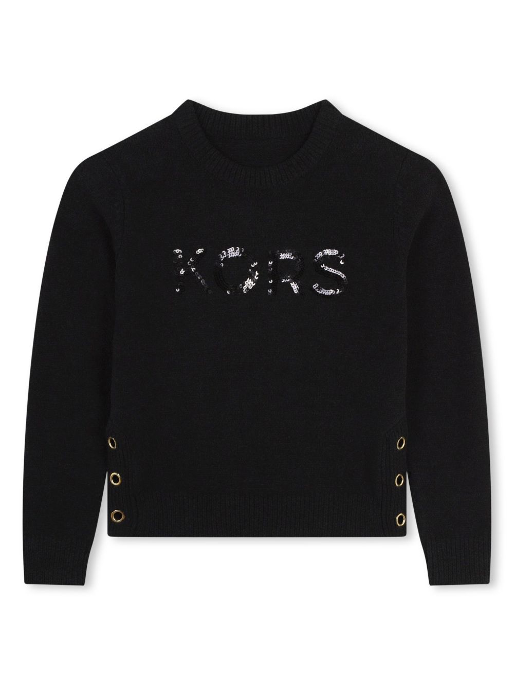 Michael Kors Kids 亮片logo毛衣 - 黑色