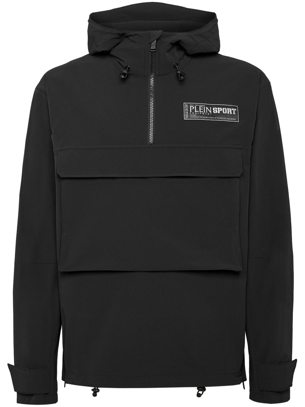 Plein Sport K-way 连帽衫 - 黑色