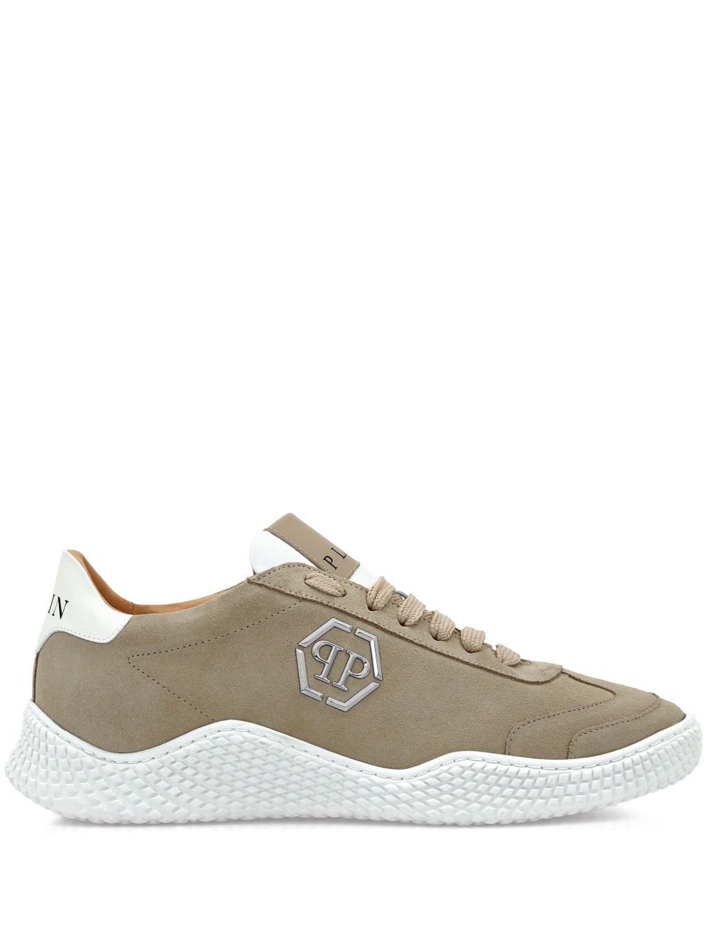 Philipp Plein Runner 绒面皮运动鞋 - 中性色
