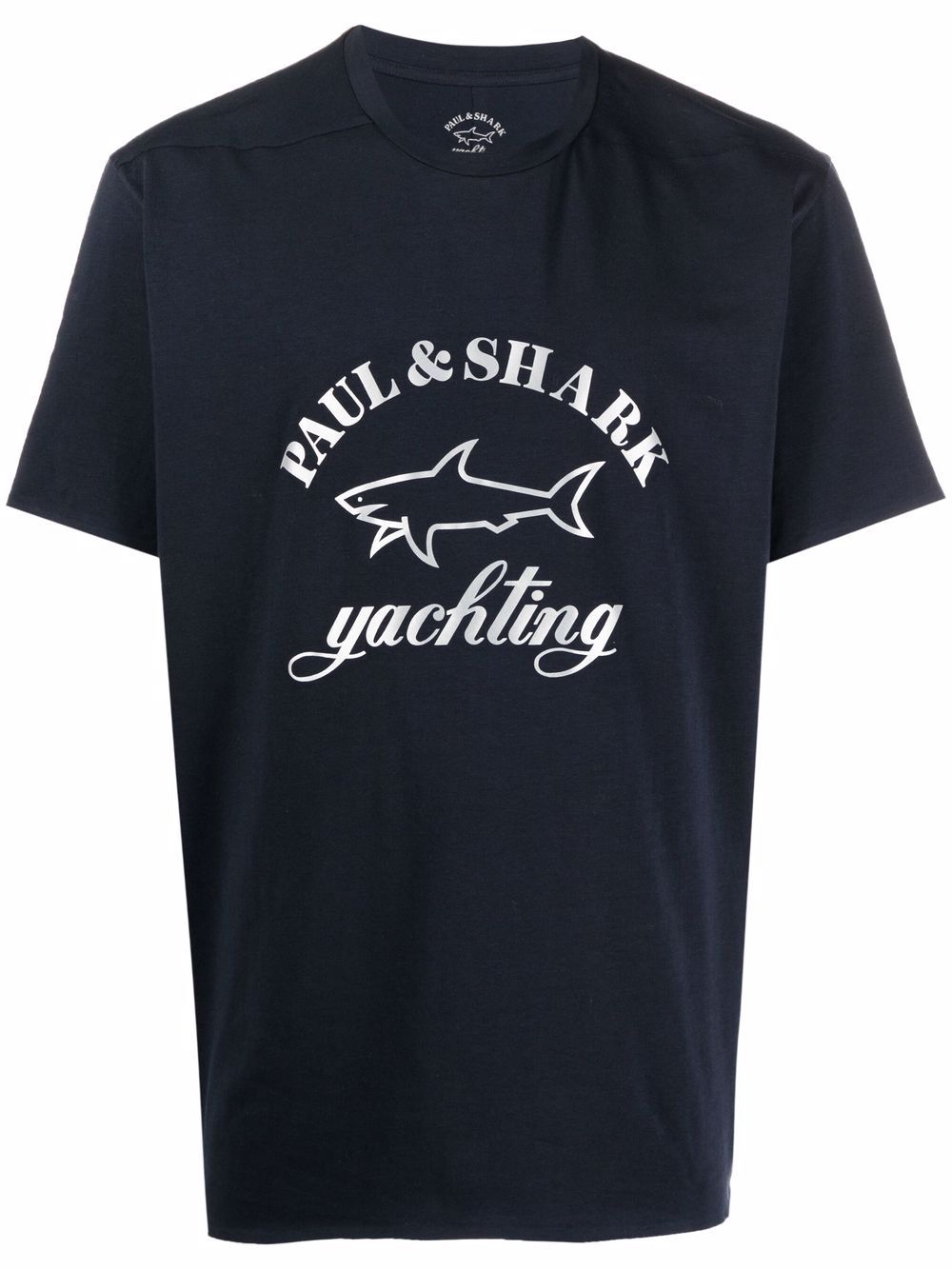 Paul & Shark logo印花T恤 - 蓝色