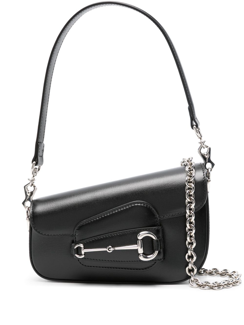 Gucci Horsebit 1955 系列迷你单肩包 - 黑色