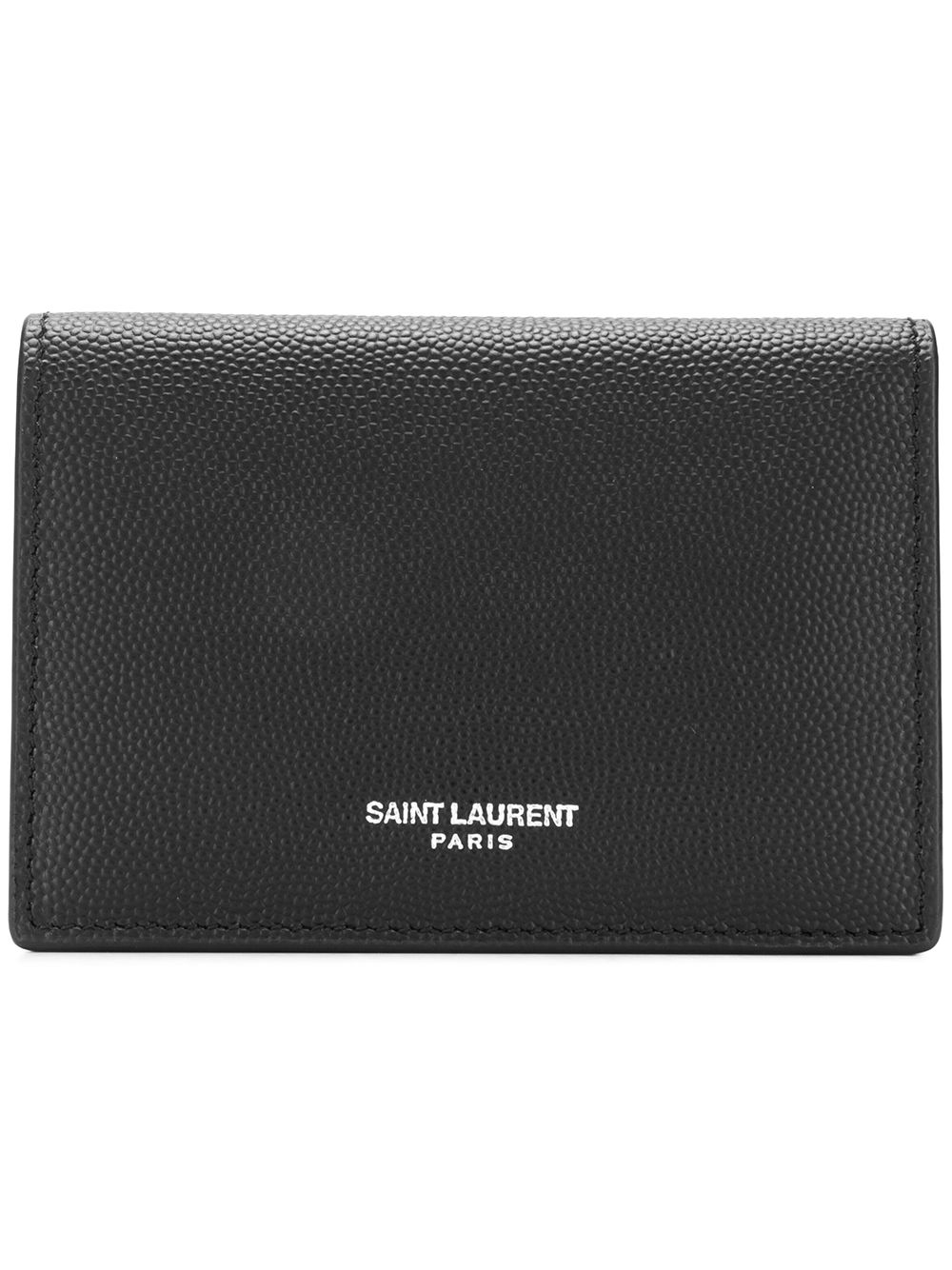 Saint Laurent 圣罗兰 Paris牛皮卡夹 - 黑色
