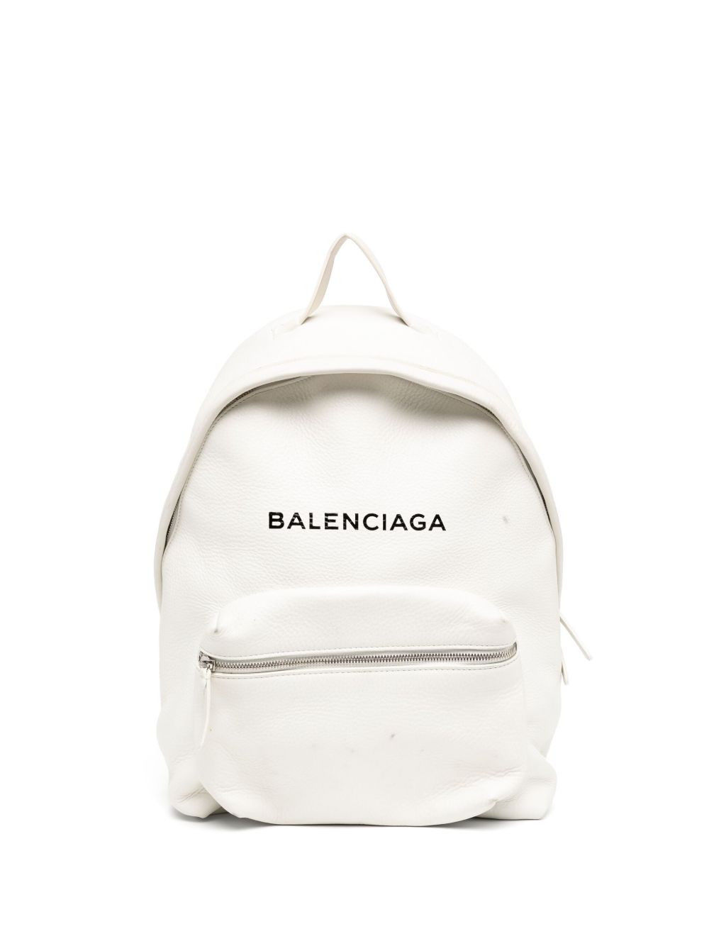 Balenciaga logo印花双肩包（典藏品） - 白色