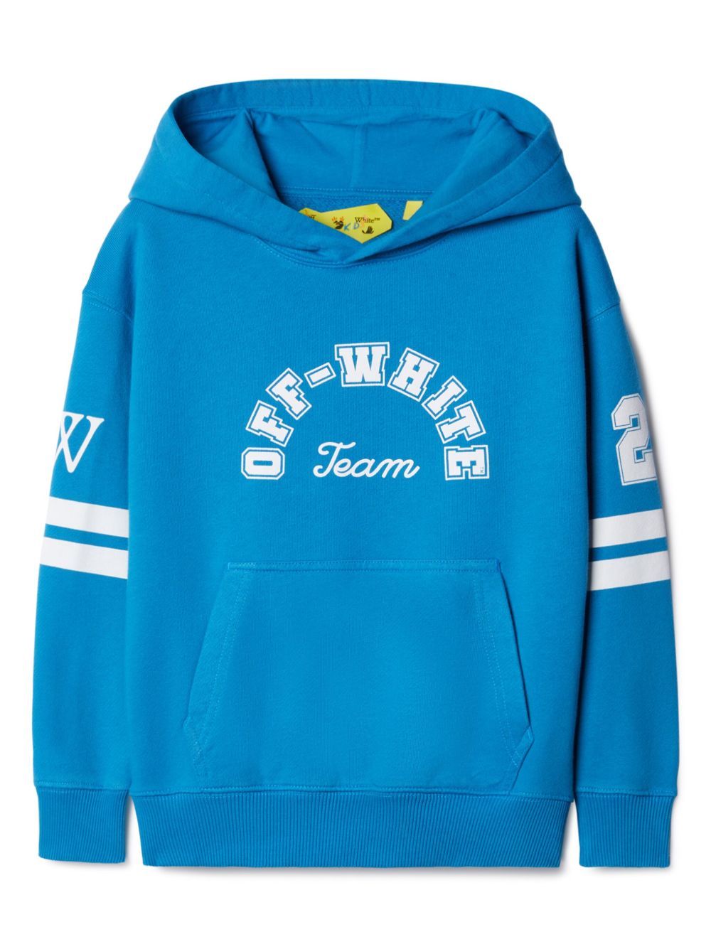 Off-White Kids Team 23 棉连帽衫 - 蓝色