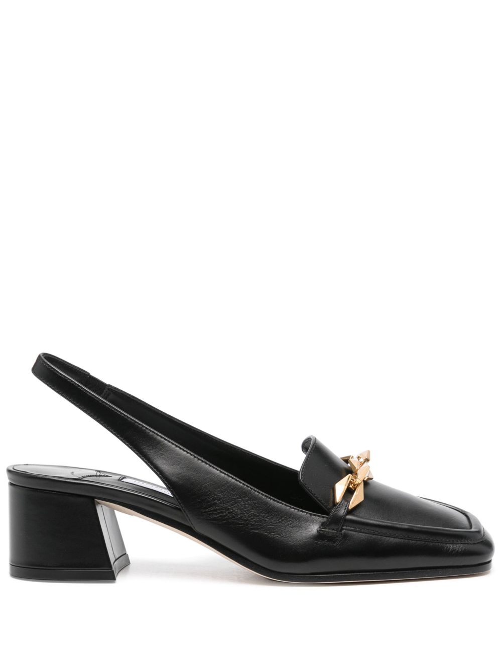 Jimmy Choo Diamond Tilda 裹踝低跟鞋（4.5厘米） - 黑色