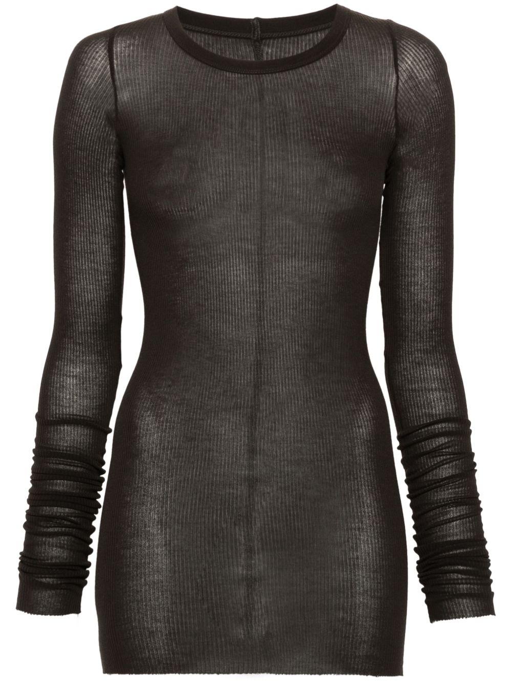 Rick Owens DRKSHDW 细罗纹T恤 - 灰色