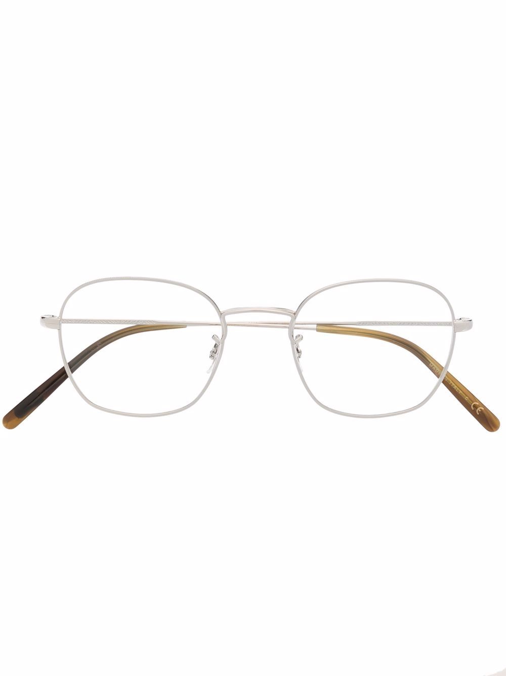 Oliver Peoples 圆框眼镜 - 银色
