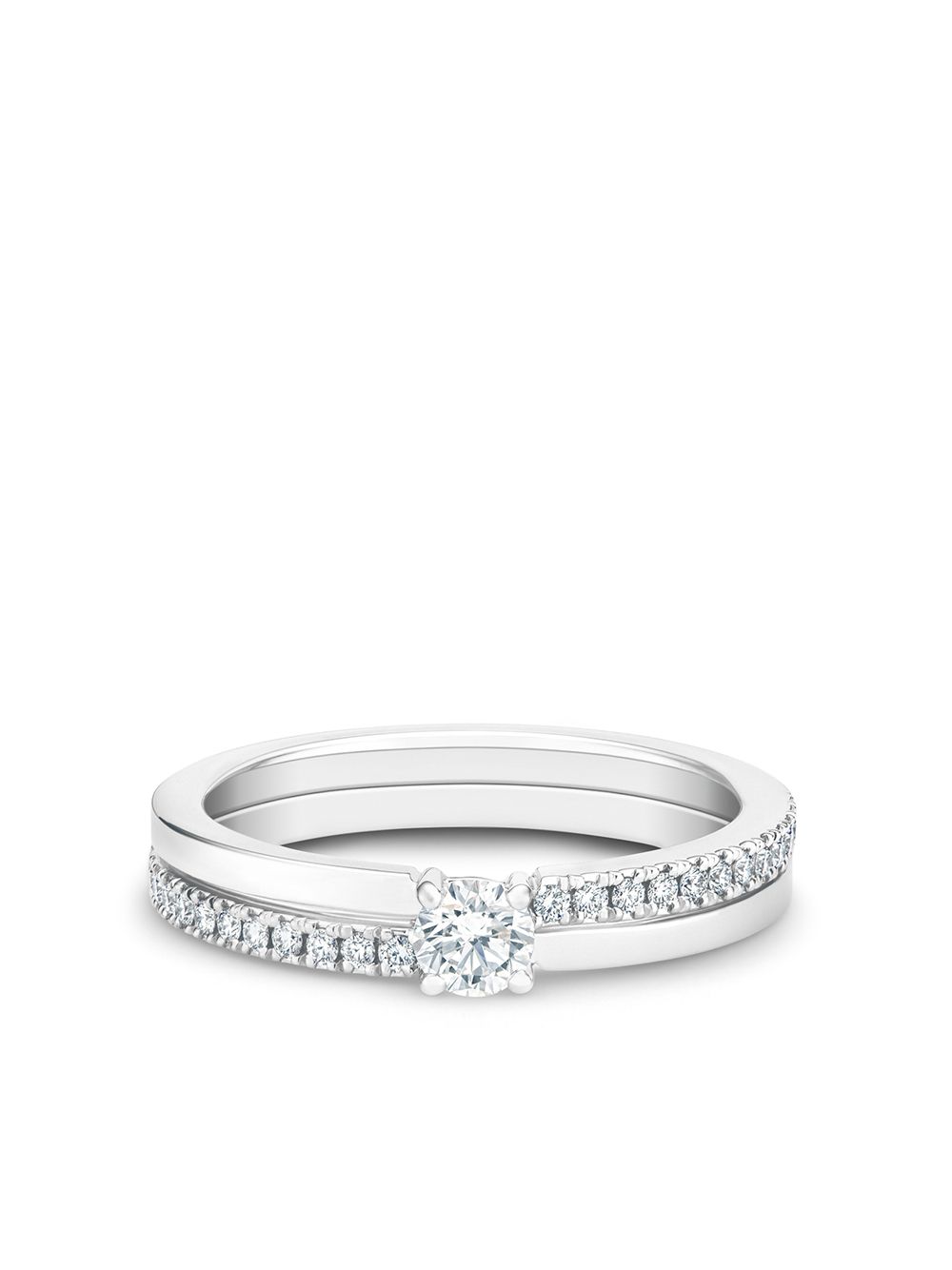 De Beers Jewellers The Promise 18K白金钻石戒指 - 银色