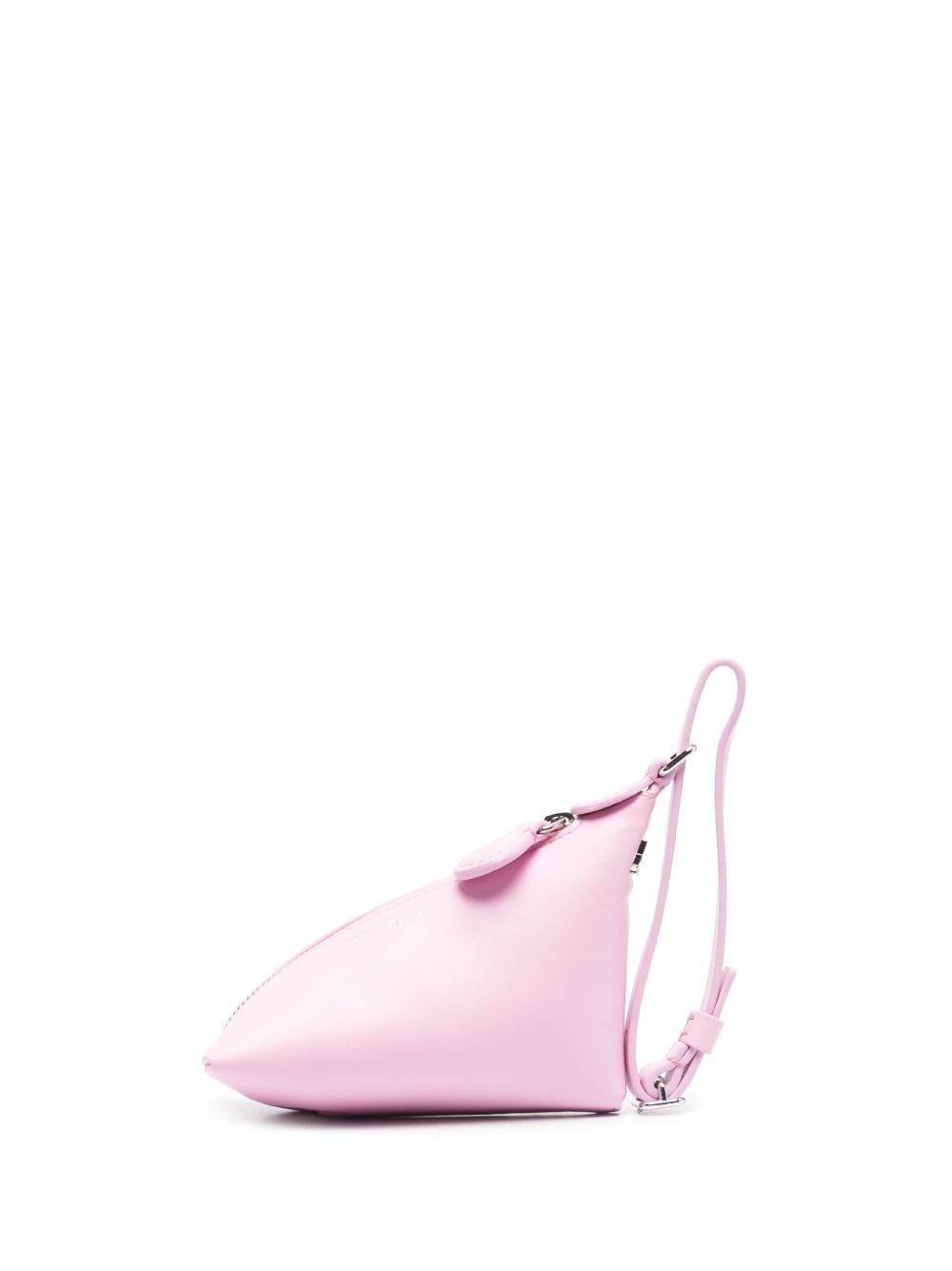 Courrèges One Nano logo印花钱包 - 粉色