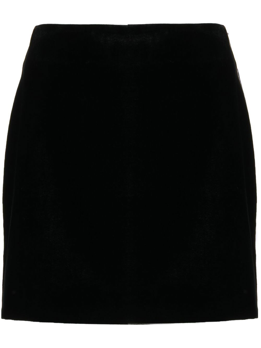Ermanno Scervino Vevlvet A字迷你半身裙 - 黑色