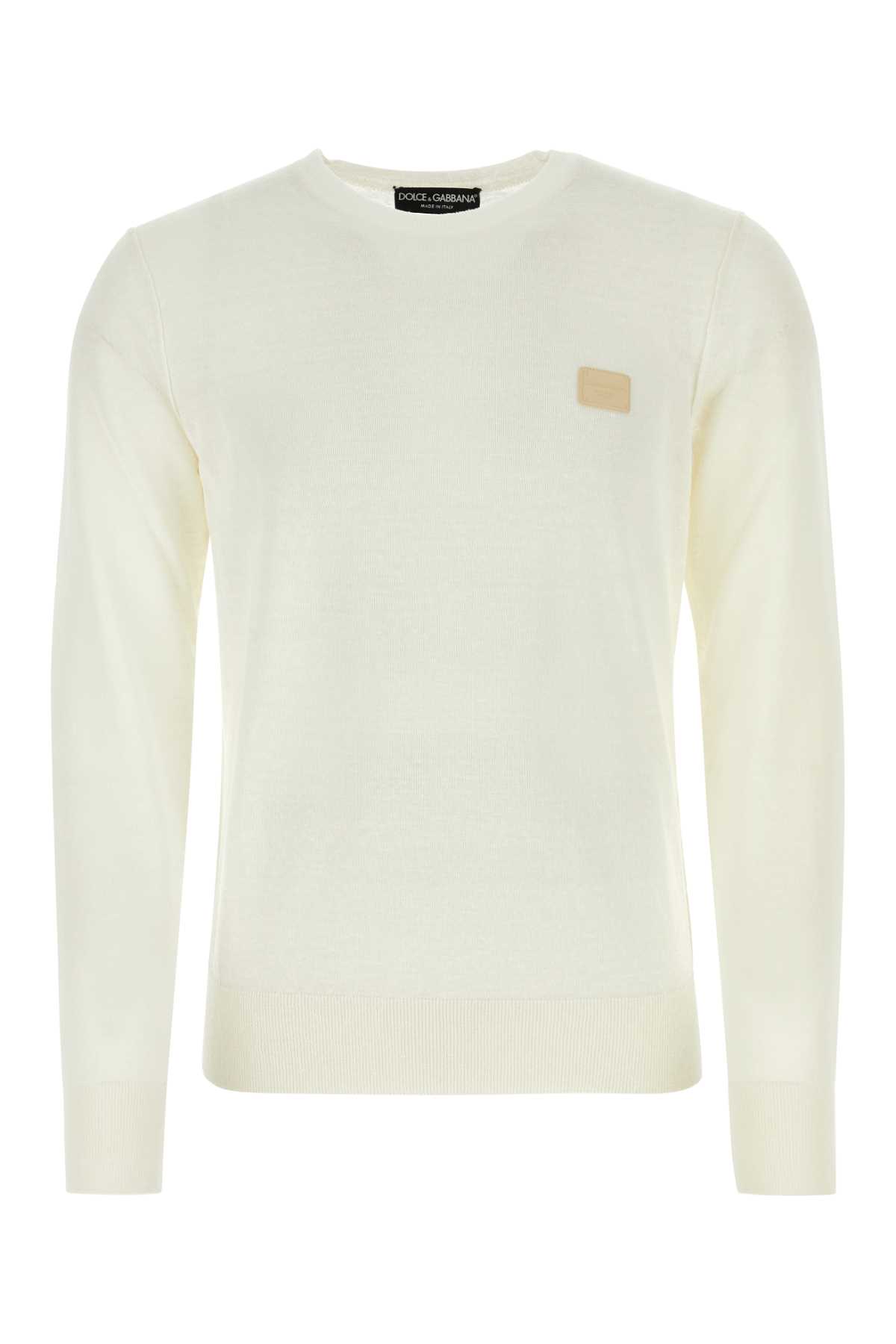 Dolce & Gabbana Linen Blend Sweater