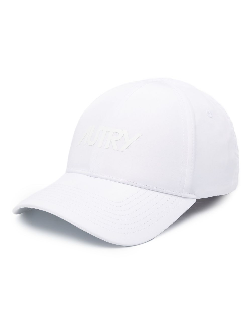 Autry logo浮雕棒球帽 - 白色