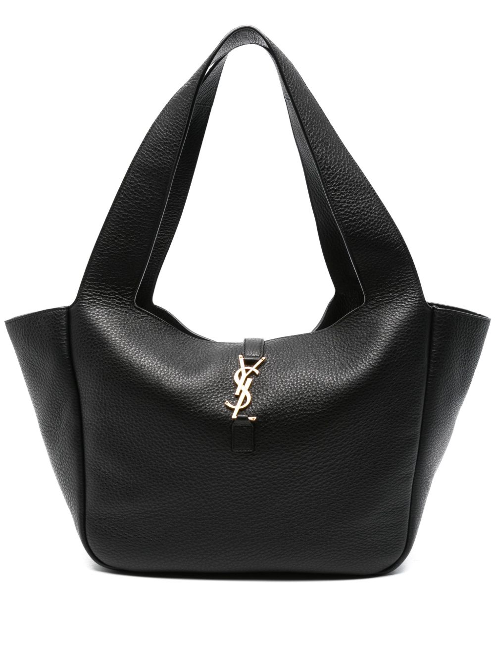 Saint Laurent Cabas 中号单肩包 - 黑色