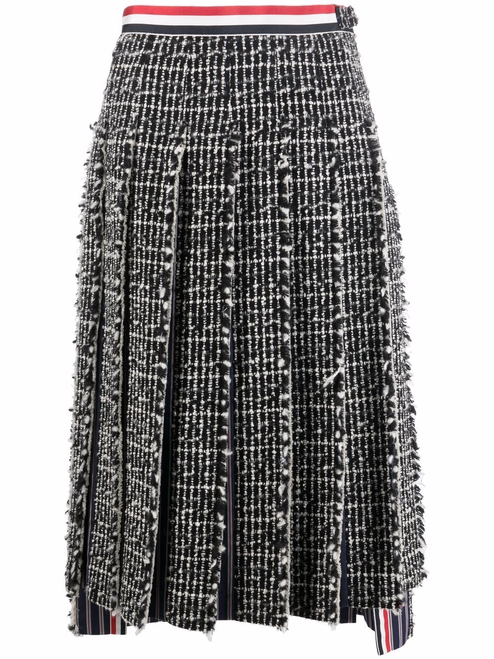 Thom Browne RWB 百褶半身裙 - 黑色