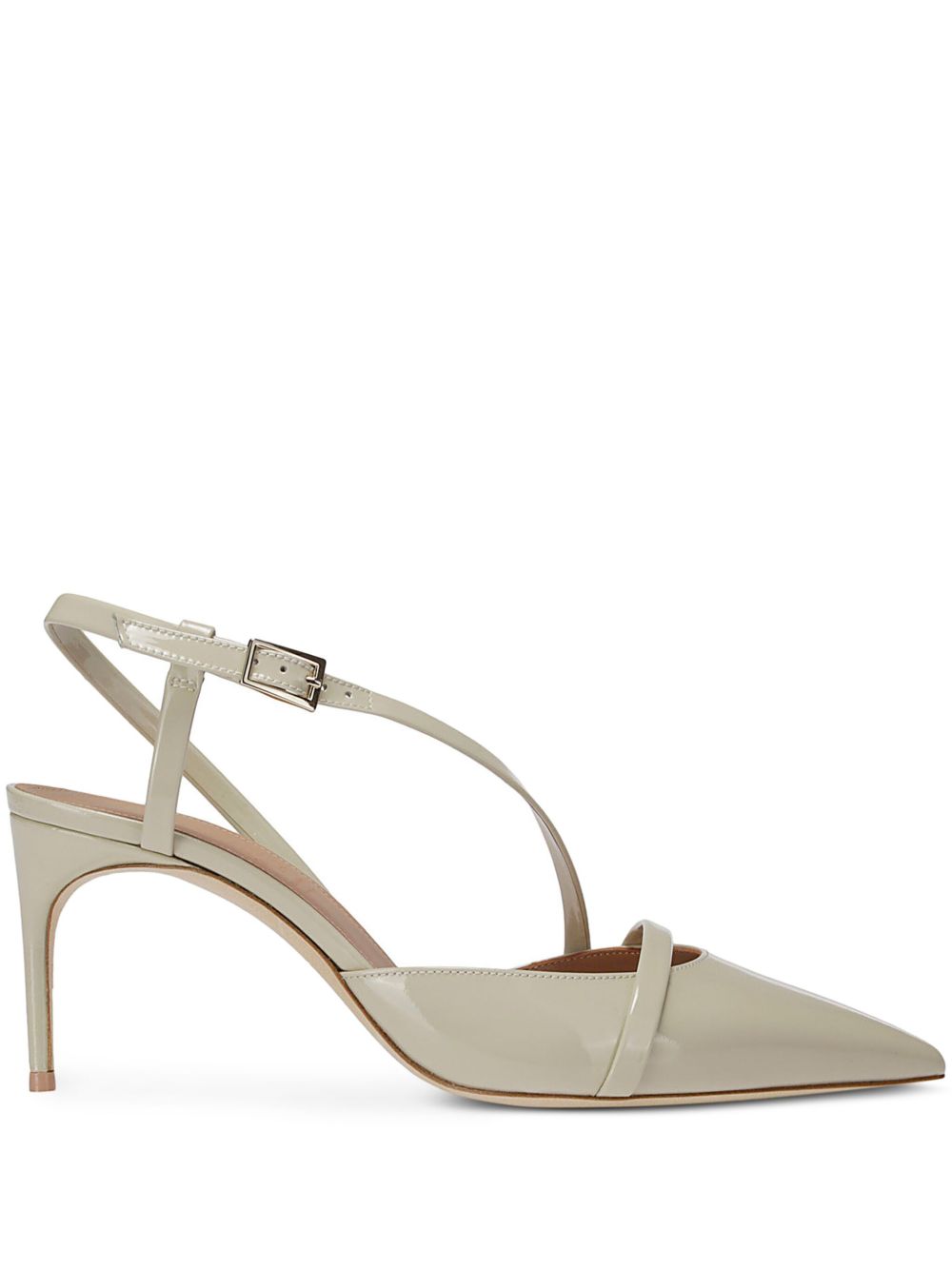 Malone Souliers Valeria 漆皮中跟鞋 - 灰色